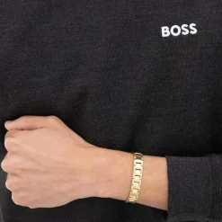 Boss Bijoux Bracelet<Bracelet Homme Candor Jewelry-1580753 Acier Argent, Doré