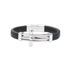 G-Force Bijoux Bracelet<Bracelet Homme BGFBR0006S - Acier Argent