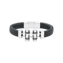 G-Force Bijoux Bracelet<Bracelet Homme BGFBR0001S - Acier Argent
