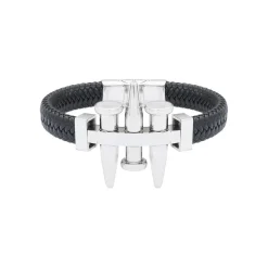 G-Force Bijoux Bracelet<Bracelet Homme BGFBR0003S - Acier Argent