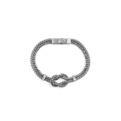 Guess Bijoux Bracelet<Bracelet Homme Sailor Knot JUMB05027JWSTS Acier