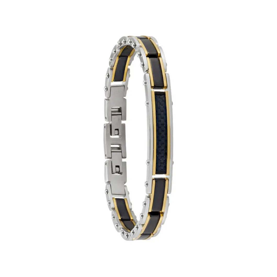 Jourdan Bracelet<Bracelet Homme LI004H - NUKU - Acier Noir