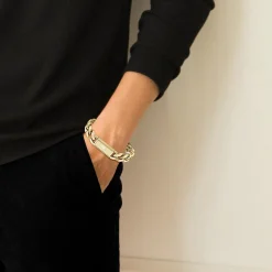 Lacoste Bracelet<Bracelet Homme Backhand - 2040440 Acier Doré