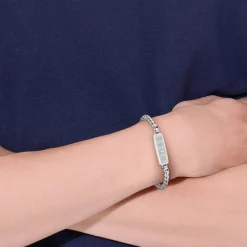 Lacoste Bracelet<Bracelet Homme District - 2040538 Acier Argent