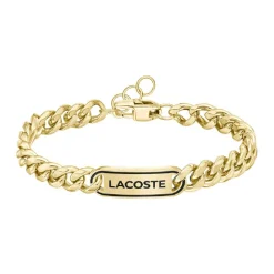Lacoste Bracelet<Bracelet Homme District - 2040225 Acier Doré