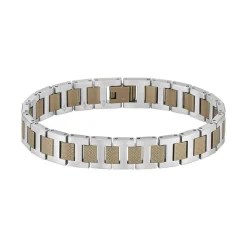 Lacoste Bracelet<Bracelet Homme Metropole - 2040419 Acier Beige