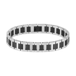 Lacoste Bracelet<Bracelet Homme Metropole - 2040418 Acier Noir