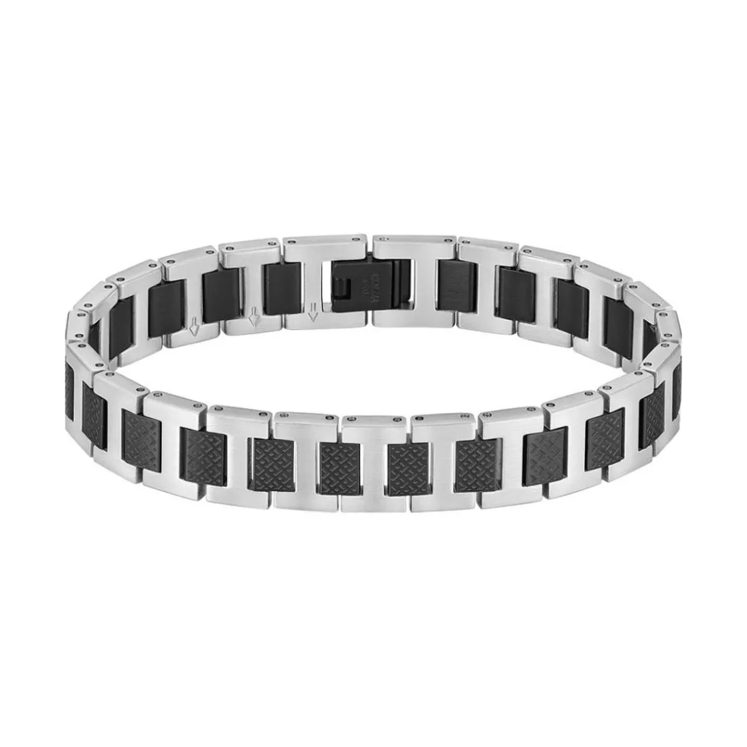 Lacoste Bracelet<Bracelet Homme Metropole - 2040418 Acier Noir