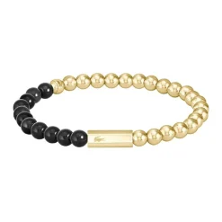 Lacoste Bracelet<Bracelet Homme Scottie - 2040247 Acier Doré, Noir
