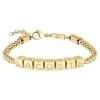 Lacoste Bracelet<Bracelet Homme Script - 2040522 Acier Doré