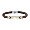 Morellato Bracelet<Bracelet Homme Bijoux Cuir Marron SQH34