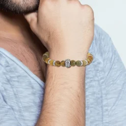 So Charm Bijoux Bracelet<Bracelet Homme So Charm - B4278-MARRON - Bracelet Mode Marron