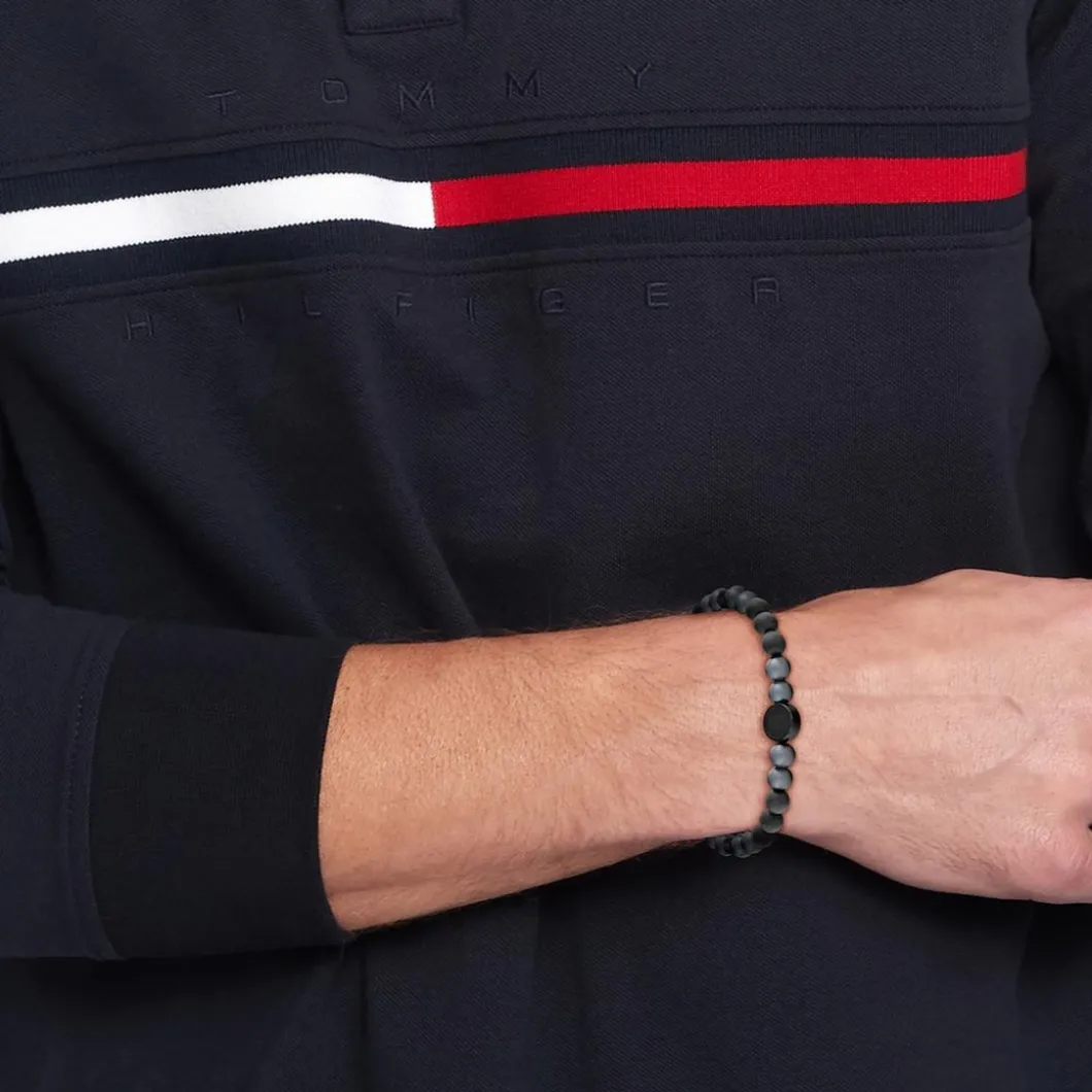 Tommy Hilfiger Bijoux Bracelet<Bracelet Homme Tommy Hilfiger Th85 Carbon - 2790625 Acier NOIR
