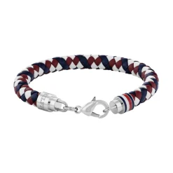 Tommy Hilfiger Bijoux Bracelet<Bracelet Homme Tommy Hilfiger Tyson - 2790633 Acier, Cuir Argent, Muliticolore