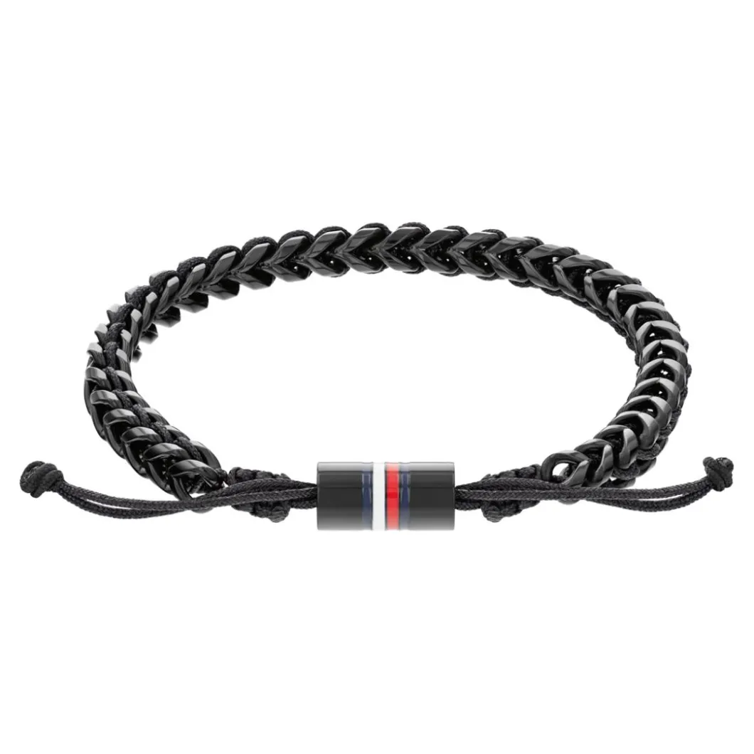 Tommy Hilfiger Bijoux Bracelet<Bracelet Homme Tommy Hilfiger Braided Metal - 2790513 Acier, Nylon Noir