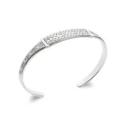 Maison de la Bijouterie Bracelet<Bracelet Jonc ouvert fantaisie homme Argent VYZVYY6Y