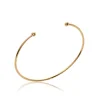 Maison de la Bijouterie Bracelets<Bracelet Jonc ouvert femme plaqué or 56mm UYZ3YU56