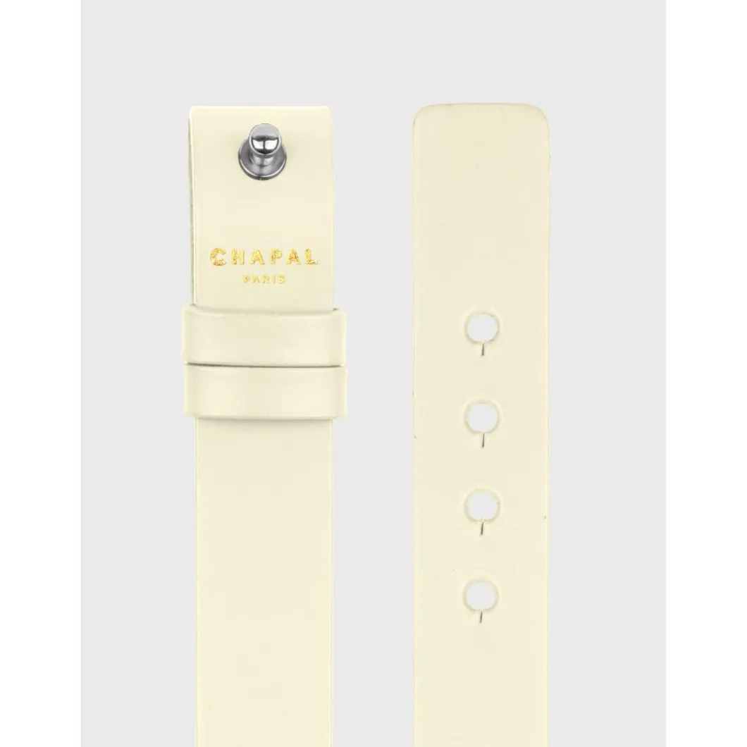 Kelton Montre Cuir<Bracelet x Maison Chapal Blanc