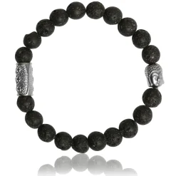 Lauren Steven Bracelet<Bracelet Design ML032 - Bracelet En Pierre Naturelle Pierre de Lave