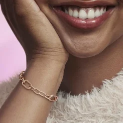 Pandora Bracelets<Bracelet Link ME - Métal Doré à l'or Rose fin 585/1000