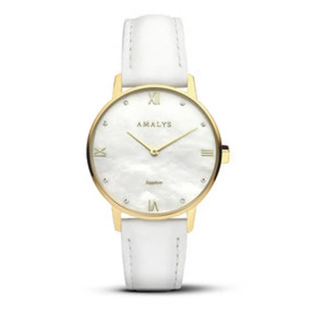 Amalys Montre Montre Cuir|Montre Cuir<Bracelet Montre Amalys - AMS-038