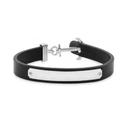Paul Hewitt Bijoux Bracelet<Bracelet PH-FSC-S-B-BL - Bracelet Noir Cuir