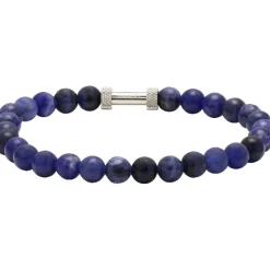 Rochet Bracelet<Bracelet B266012 - ZEN Perles Lapis Lazuli Acier Moleté