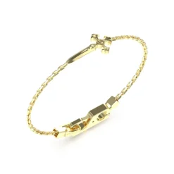 Guess Bijoux Bracelet<Bracelet South Alameda Acier Doré Motif Dague