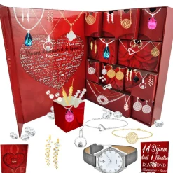 So Charm Bijoux Coffret<Calendrier de l'avent 13 bijoux et 1 montre ornée d'un véritable diamant - So Charm