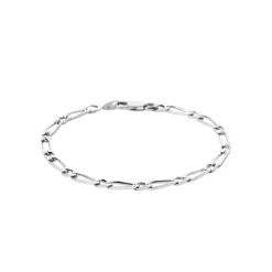 Maison de la Bijouterie Bracelets<Chaine figaro 1-1 argent 4mm Z3ZZ5YYZ