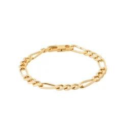 Maison de la Bijouterie Bracelet<Chaine figaro 1-3 plaqué or homme Y33Y00YZ