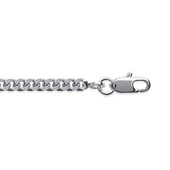 Maison de la Bijouterie Chaîne<Chaine Gourmette Homme 3mm Argent W0YZ0060