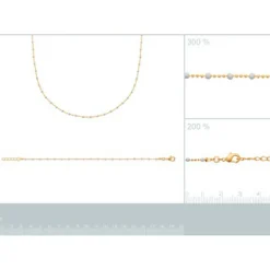 Maison de la Bijouterie Collier Et Pendentif<Chaine Sensimio YU0U3V45 Plaqué or