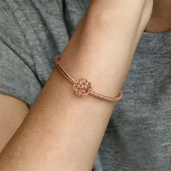 Pandora Charms<Charm 780964 - Charm Ouvre Ton Coeur Rose Moments