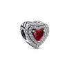 Pandora Charms<Charm Abyme de Cœurs Scintillants Rouge