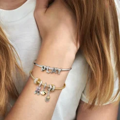 Pandora Charms<Charm Alphabet Lettre A Moments