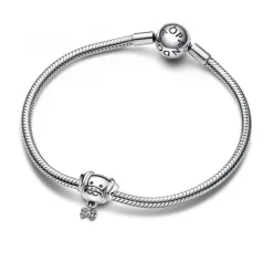 Pandora Charms<Charm Argenté Chien et Os