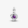 Pandora Charms<Charm argent sterling avec cristal violet et zircone femme Moments