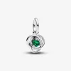 Pandora Charms<Charm argent sterling avec cristal vert et zircone femme Moments