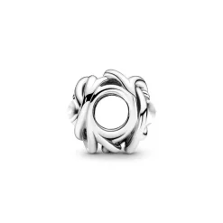 Pandora Charms<Charm Asymétrique et Perle Argent 925/1000