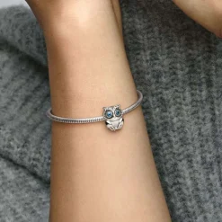 Pandora Charms<Charm Chouette Scintillant Moments