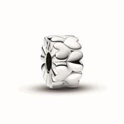 Pandora Charms<Charm Clip Motif Cœur - Moments