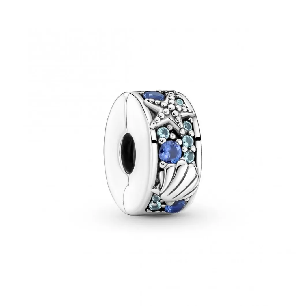 Pandora Charms<Charm Clip Étoile de Mer et Coquillage Tropicaux -