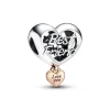 Pandora Charms<Charm Cœur en Métal doré à l'or rose fin 585/1000 Love You Best Friend