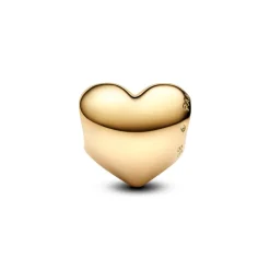 Pandora Charms<Charm Cœur Gravable Be Love Doré