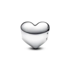 Pandora Charms<Charm Cœur Gravable Be Love Argent