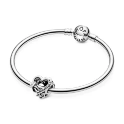 Pandora Charms<Charm Cœur Infinity Love You Mum Fête des mères - Argent