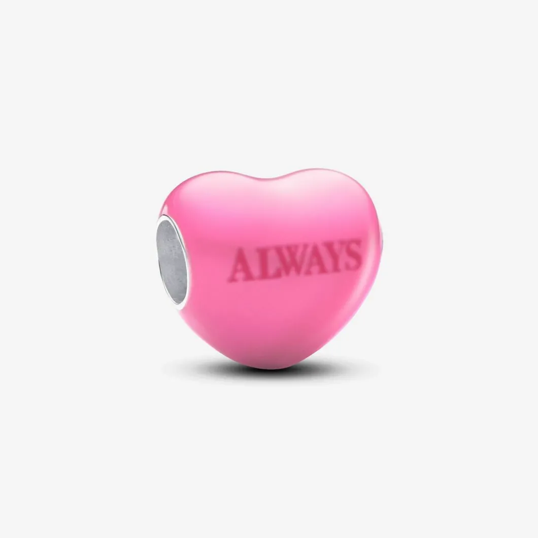 Pandora Charms<Charm Cœur Message Caché Versicolore