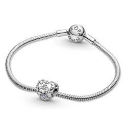 Pandora Charms<Charm Cœur Mum Marguerites - Moments