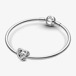 Pandora Charms<Charm Cœurs de l’Infini Entremêlés - Moments